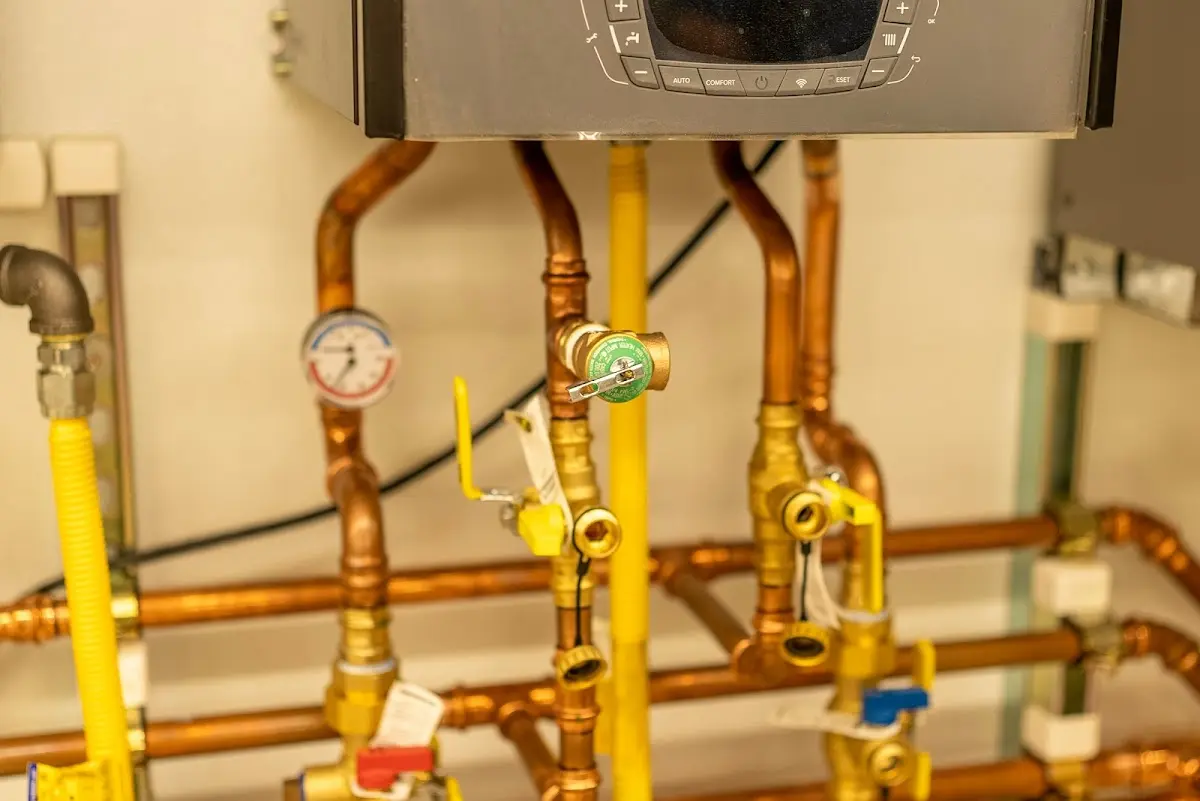 Licensed technician providing Backflow Prevention for a homeowner in Garden City